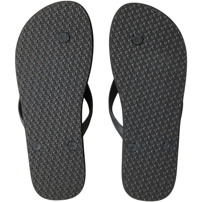 2024 Rip Curl Mnner Open Toe Search Bloom Flip Flop 1BFMOT - Black / Olive